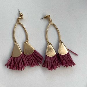 tassel vintage light weight dangle earrings